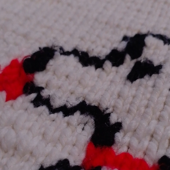 Vintage 1960s Cowichan Snoopy Handmade Sweater Jacket WOOL - Picture 4 of 9